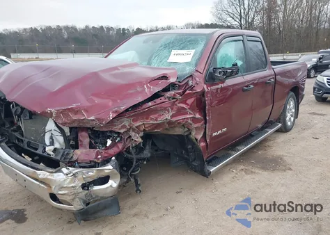 2023 Ram 1500 Big Horn 4X4 6'4 Box from USA, damaged, VIN 1C6SRFBT4PN630360